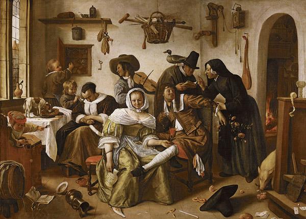 Jan Steen Die verkehrte Welt